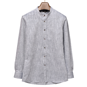Linen 60&#039;s china shirts (Gray)[MADE BY ONESOME][SALE] 