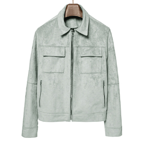 Mint gray suede jackey[MADE BY ONESOME][원가이하세일159,000 → 79,000]