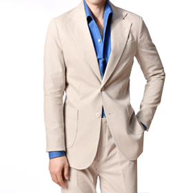 Pigment cotton suit (Beige)