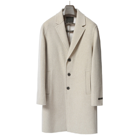 Woollen hanmade single coat (light beige)[PREMIUM HANDMADE]