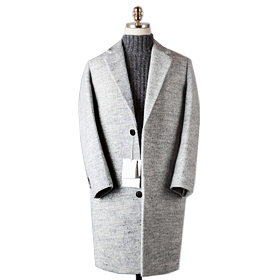 Plain Over Coat (light Gray)[모델피팅컷업데이트완료]