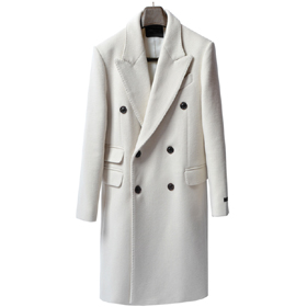 Rolens wool double coat (Cream)[PREMIUM PRODUCT]