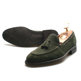 suede loafer shoes (Khaki)