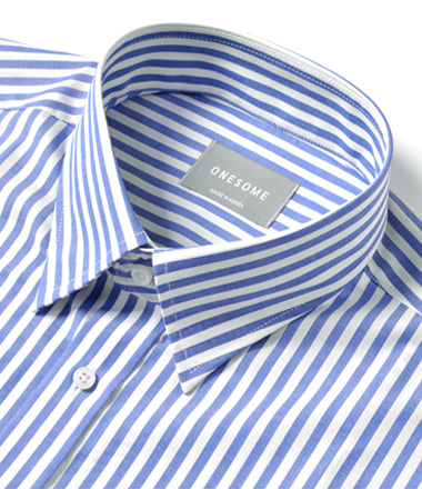 Rovel stripe shirts (Blue)